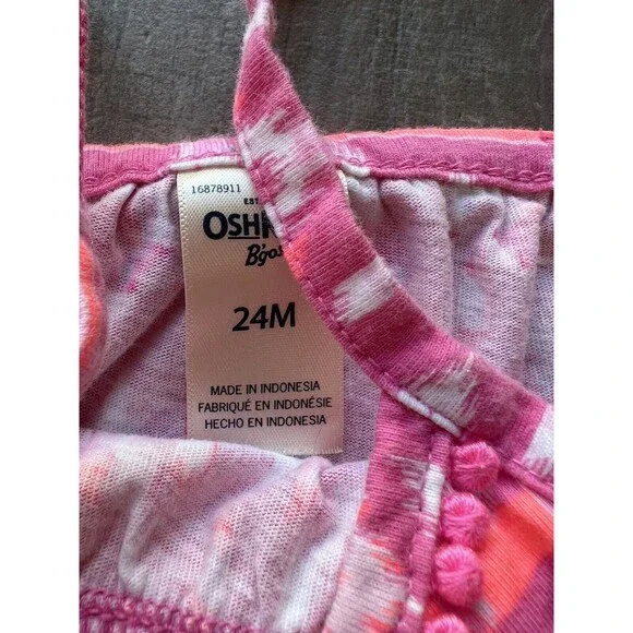 Set of 3 Lot Toddler Baby Girl Sleeveless Tank Top Cotton Casual Ruffle 24m 2T - Picture 5 of 9